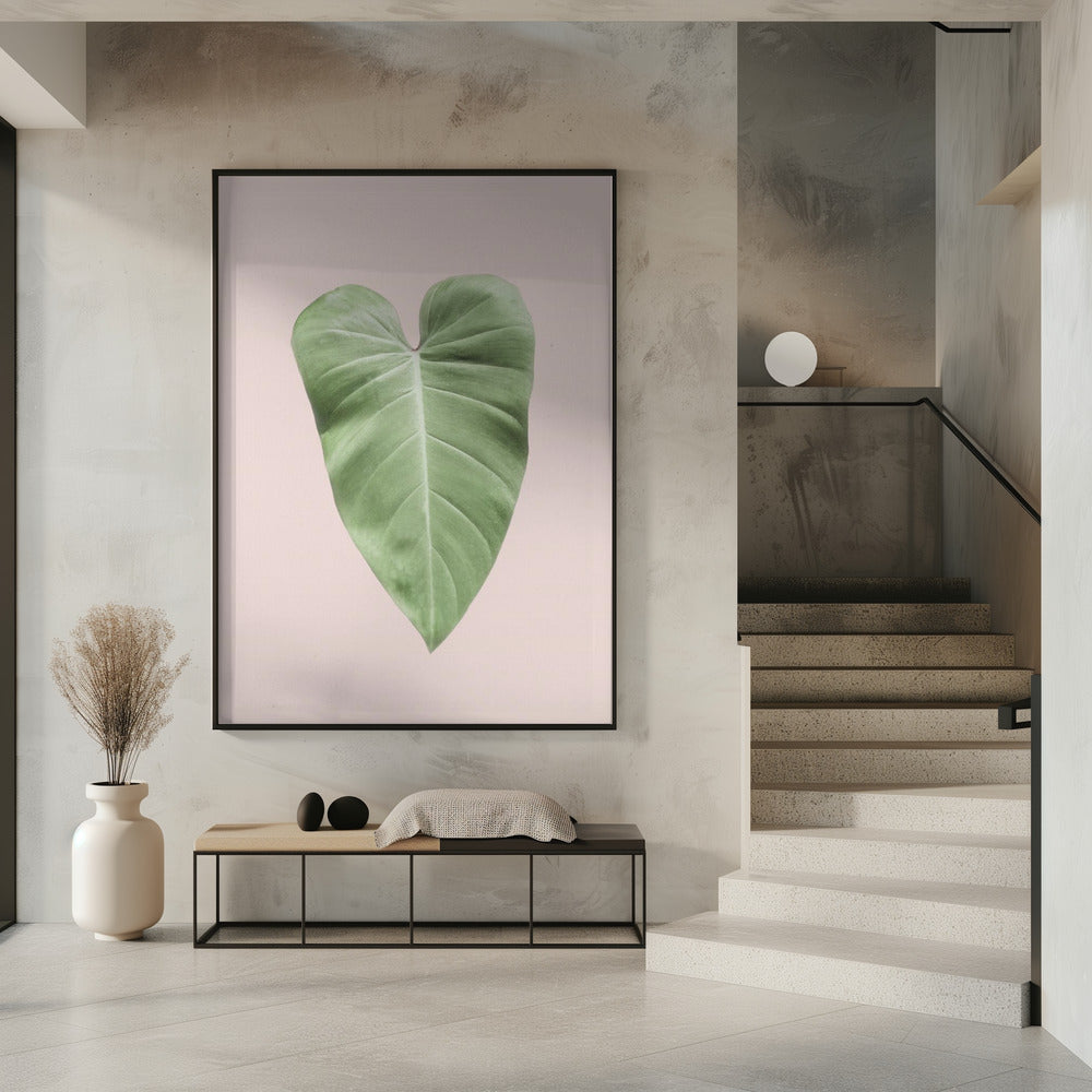 Tropical Leaf Blush | Poster