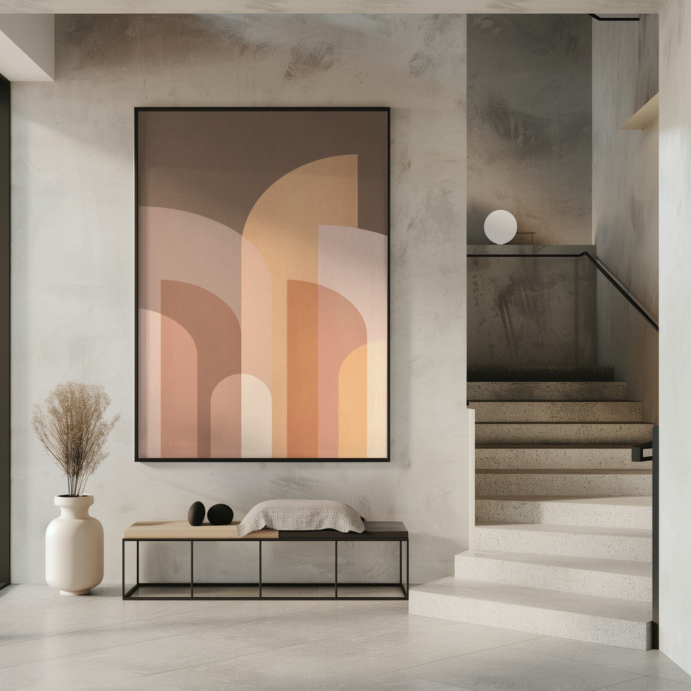 Retro Geometric II | Poster