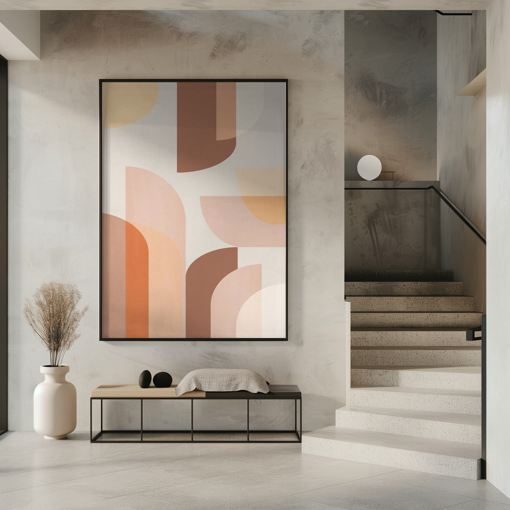 Retro Geometric | Poster