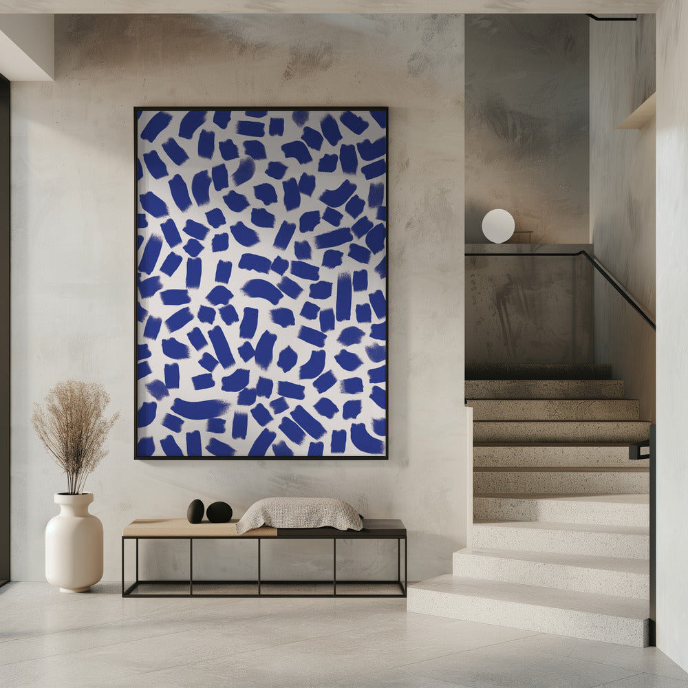 Indigo Strokes | Poster