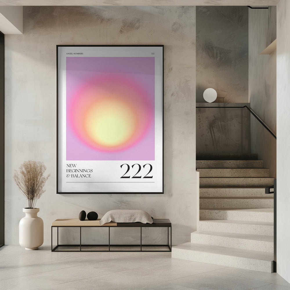 Gradient with Soft Pink and Yellow Hues | Poster