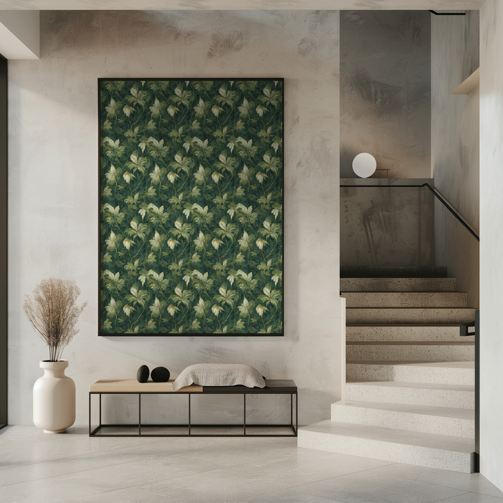 Verdant Blossom Tapestry | Poster