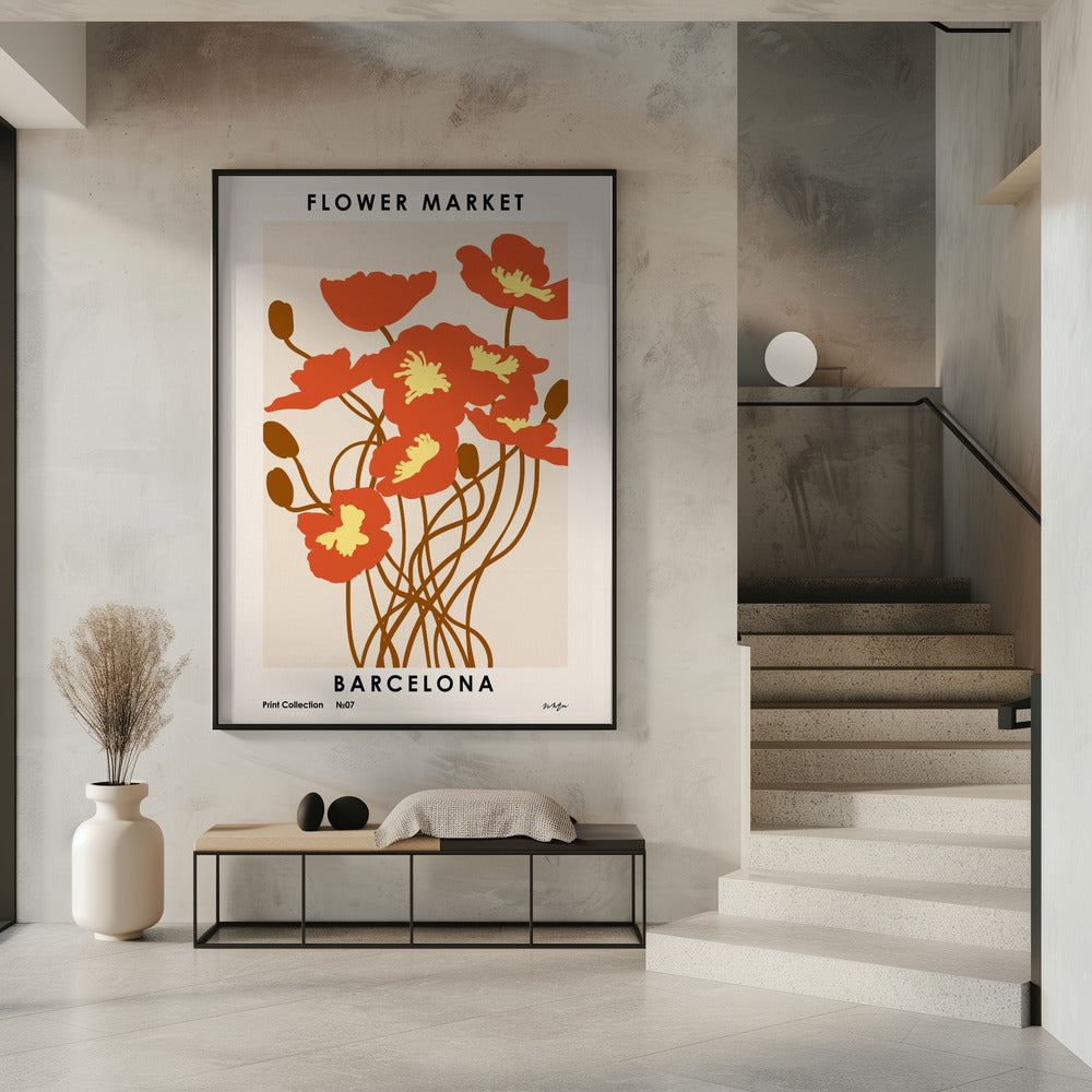 Flower Market. Barcelona | Poster