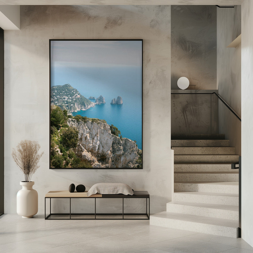 Coast of Capri Italy | Poster
