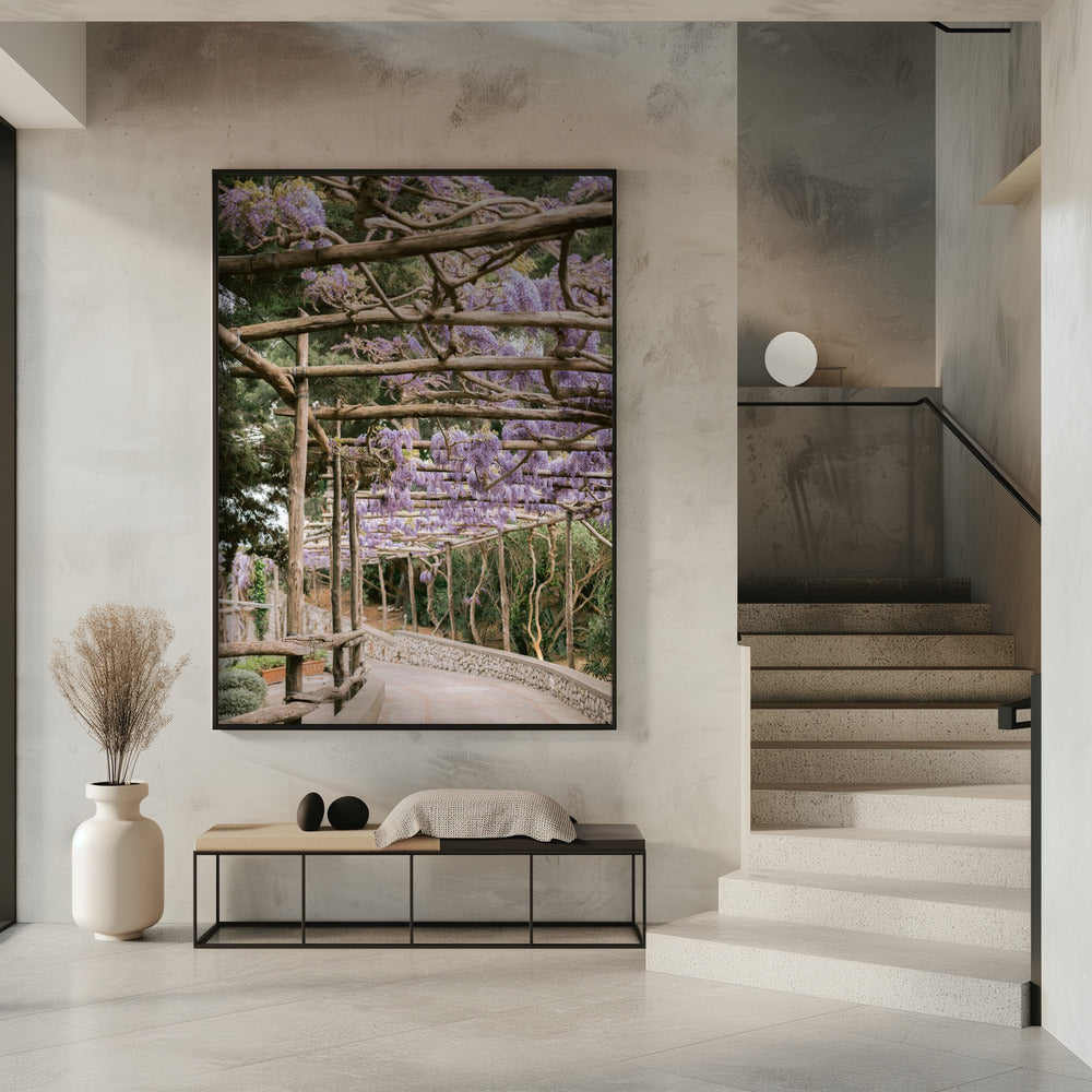 The Lavender Walkway | Poster