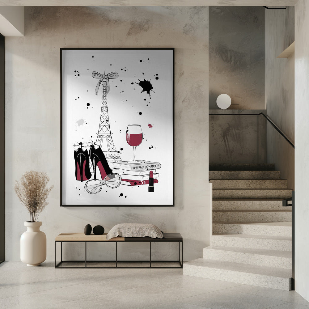 Chic Parisian Night | Poster