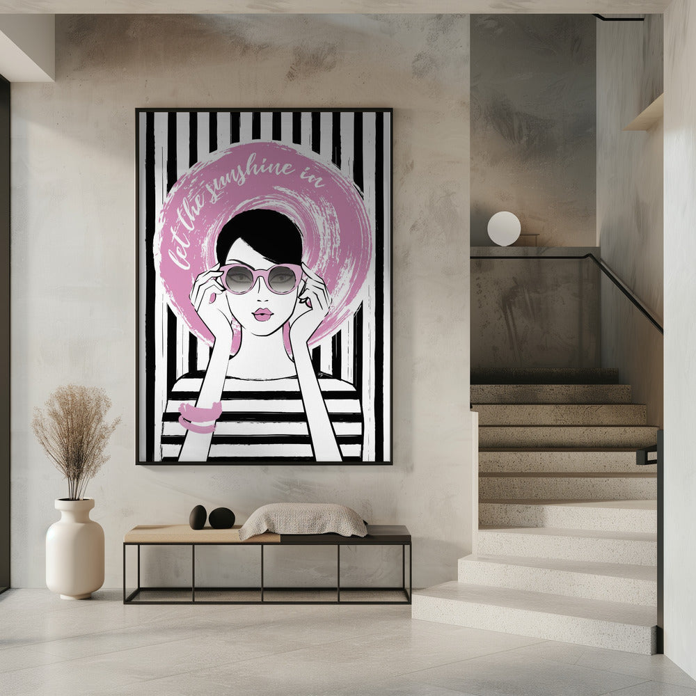 Pink Sunglasses Vibe | Poster