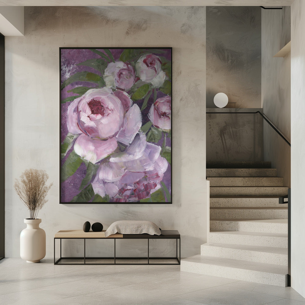 Rylee painterly roses | Poster