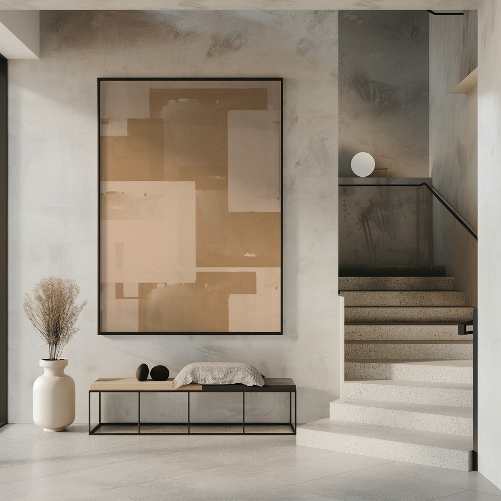 Sepia Geometrics | Poster