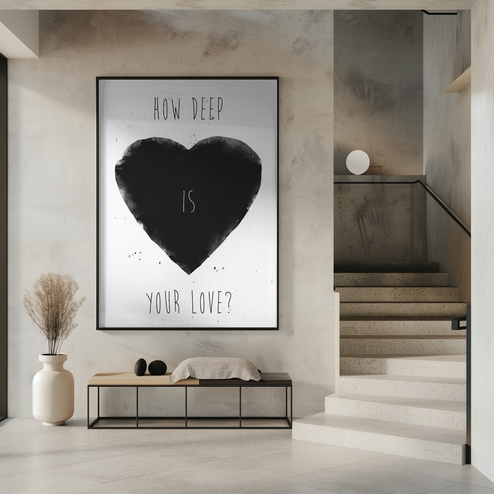 How deep is your love | Poster