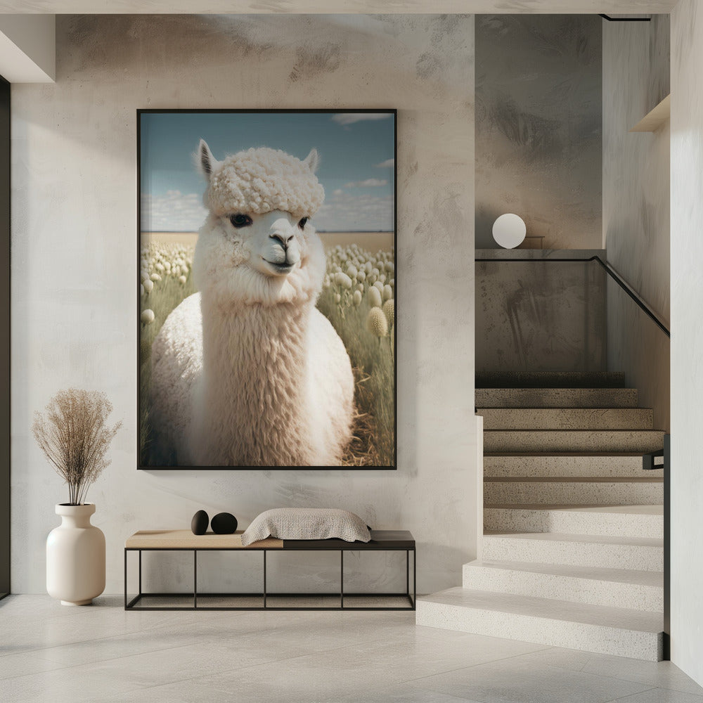 Llama in Bloom | Poster
