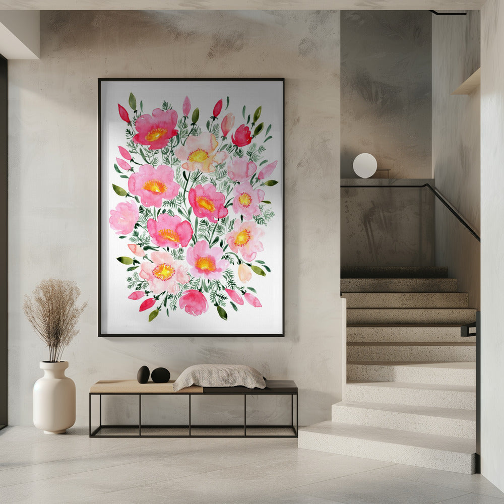 Winterlynn bouquet in pink | Poster