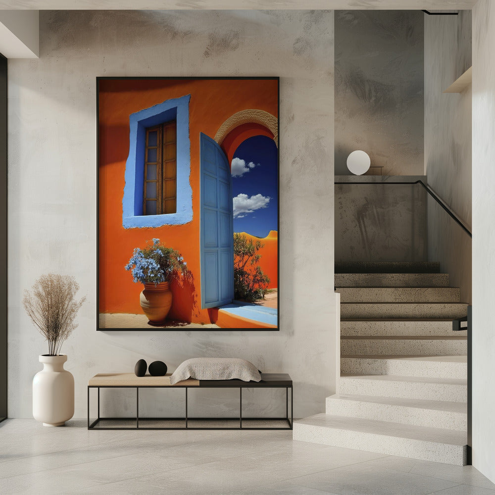 Vibrant Doorway Vista | Poster
