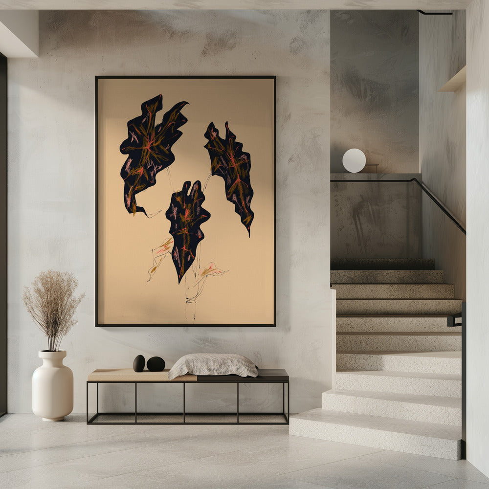 Alocasia Polly Beige | Poster