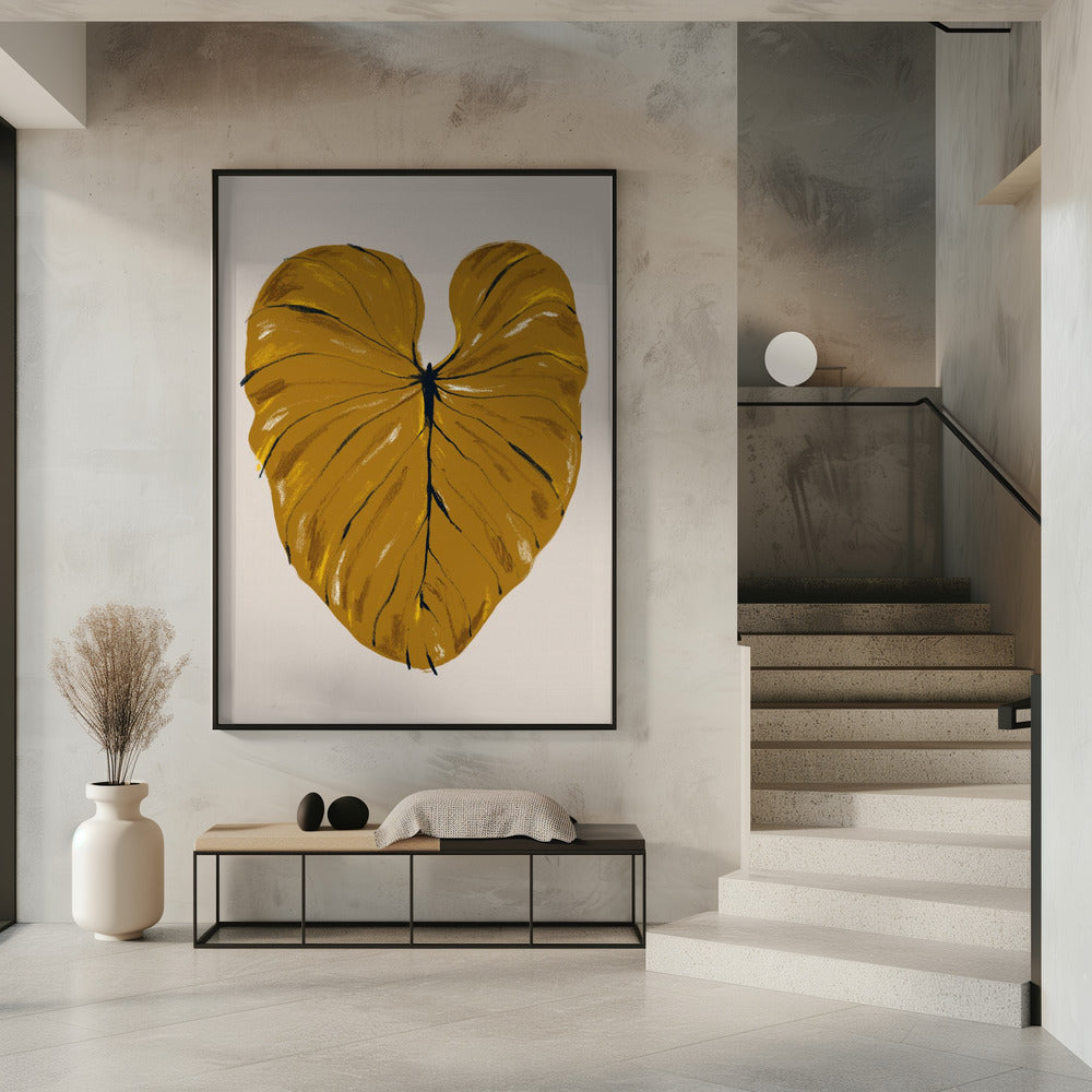 Philodendron Gloriosum Mustard | Poster