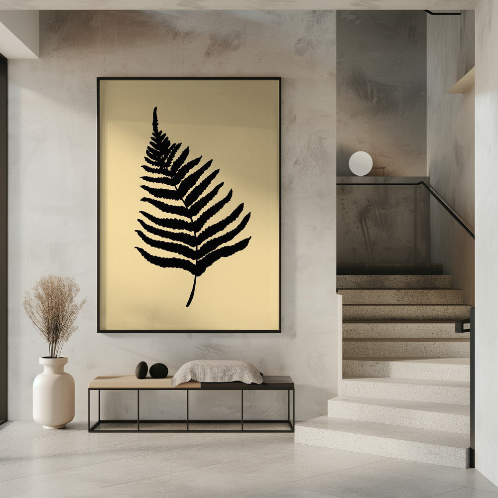 Fern 02 Yellow | Poster