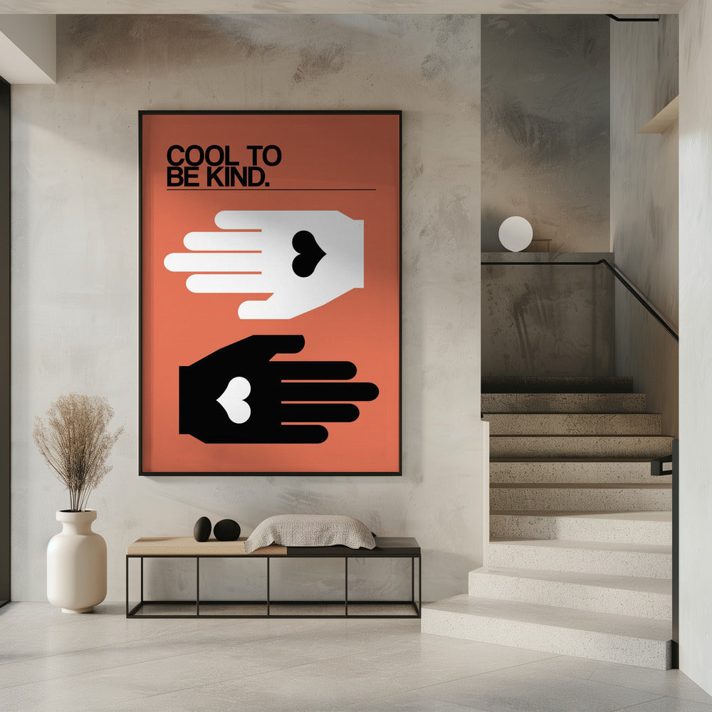 Cool To Be Kind Salmon | Poster