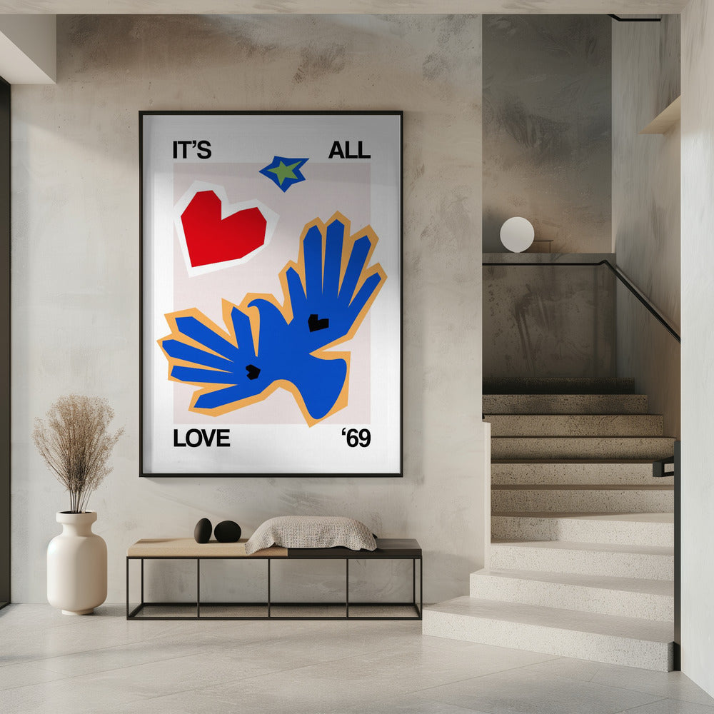 It's All Love '69 Bird Blue | Poster