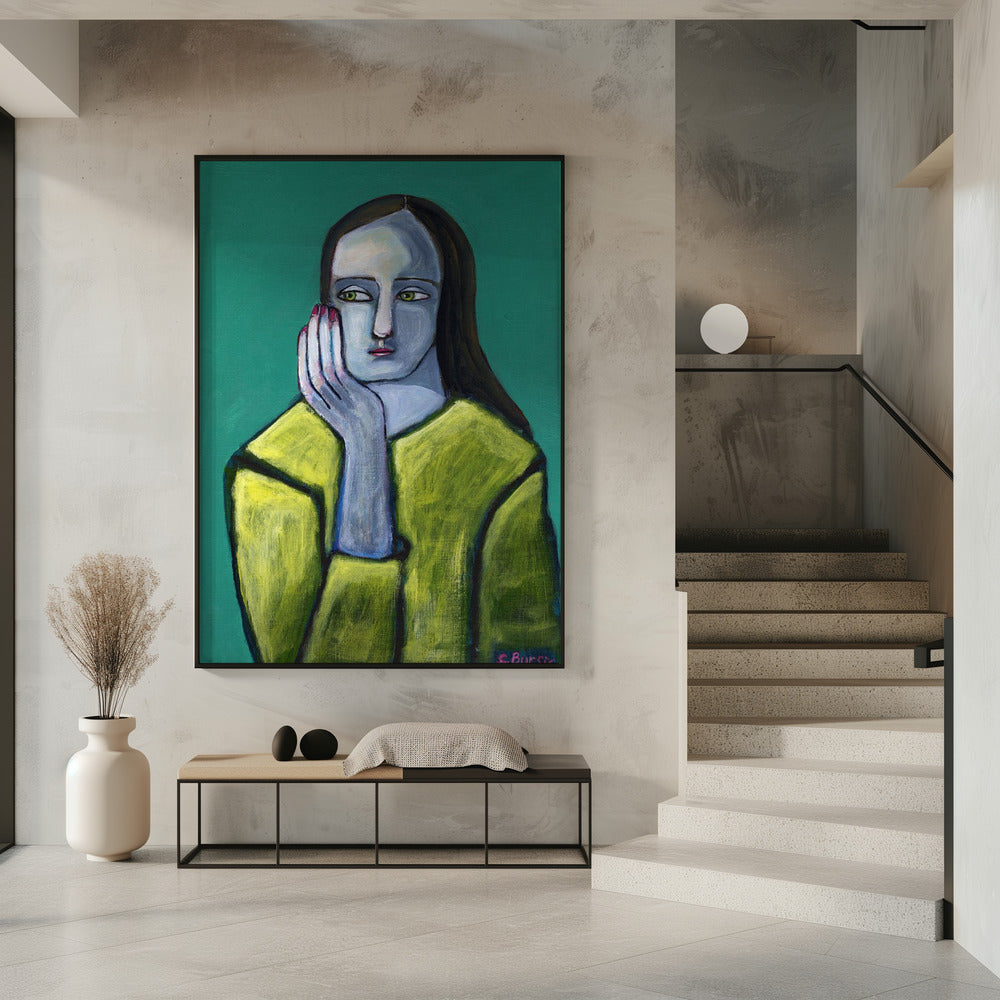 Woman with Big Hands | Poster