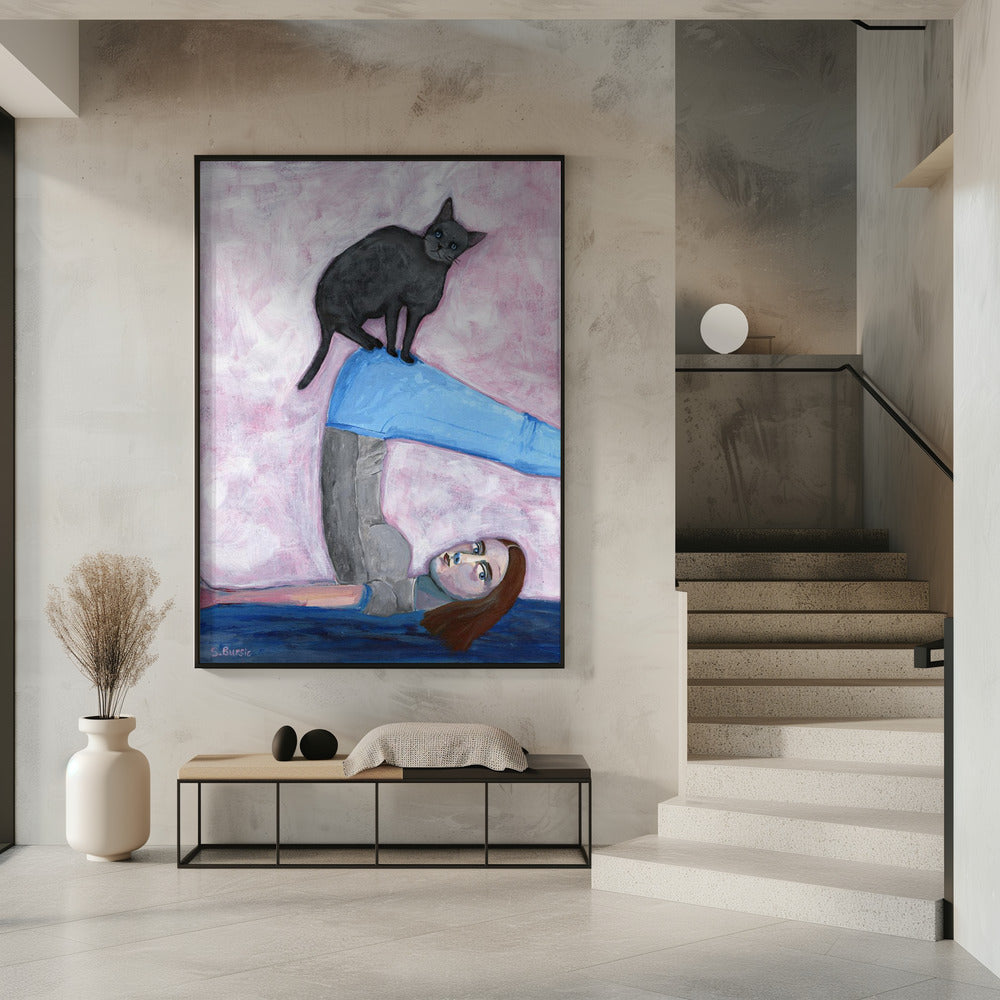 Yoga with my Cat | Poster