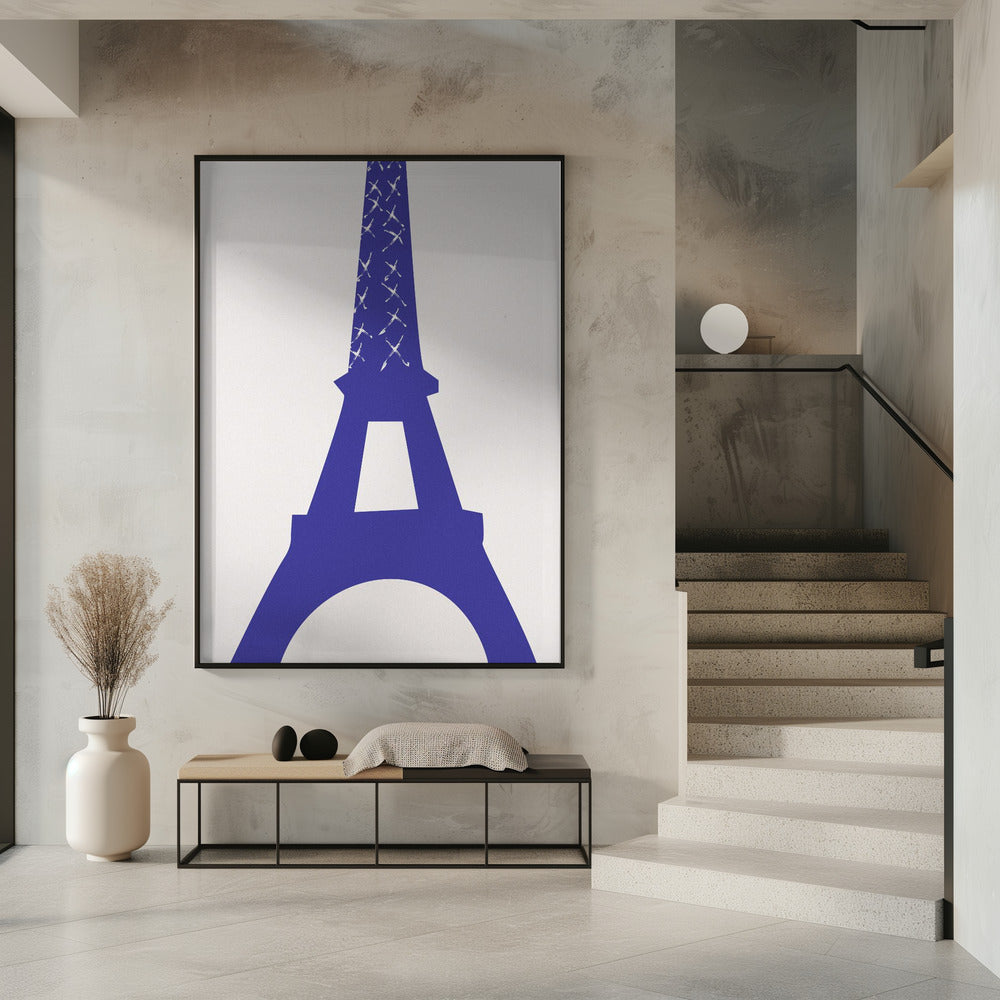 Eiffel Bleu | Poster