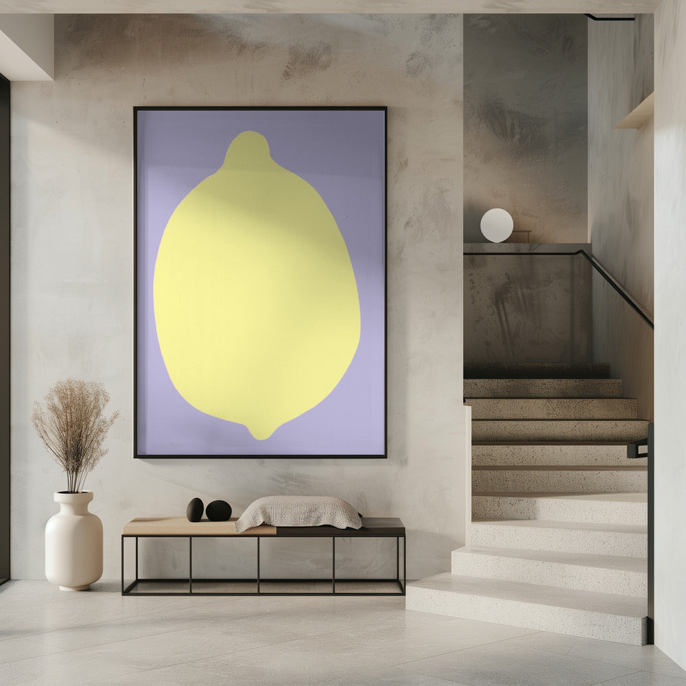 Lemon on Lavender | Poster