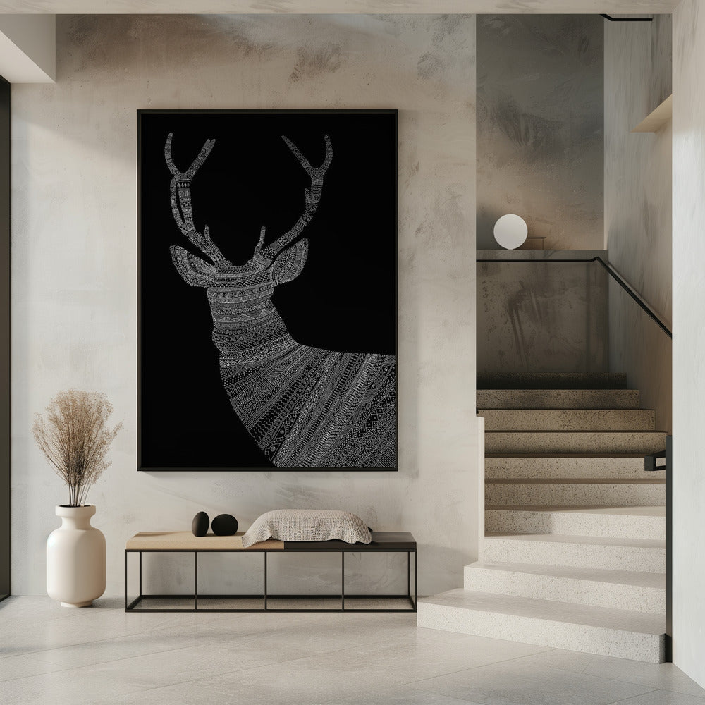 Stag Black | Poster