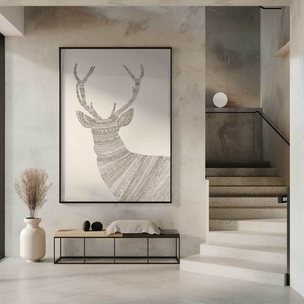 Stag Beige | Poster