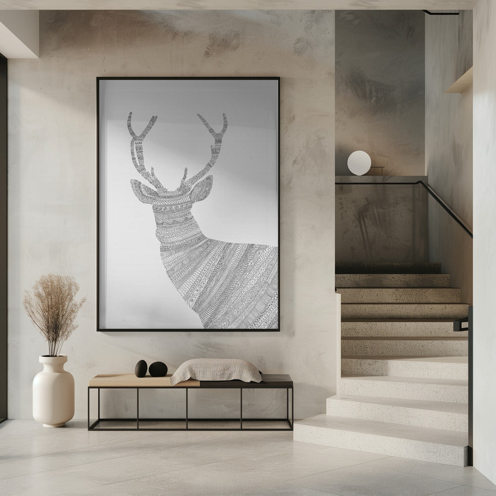 Stag Grey | Poster