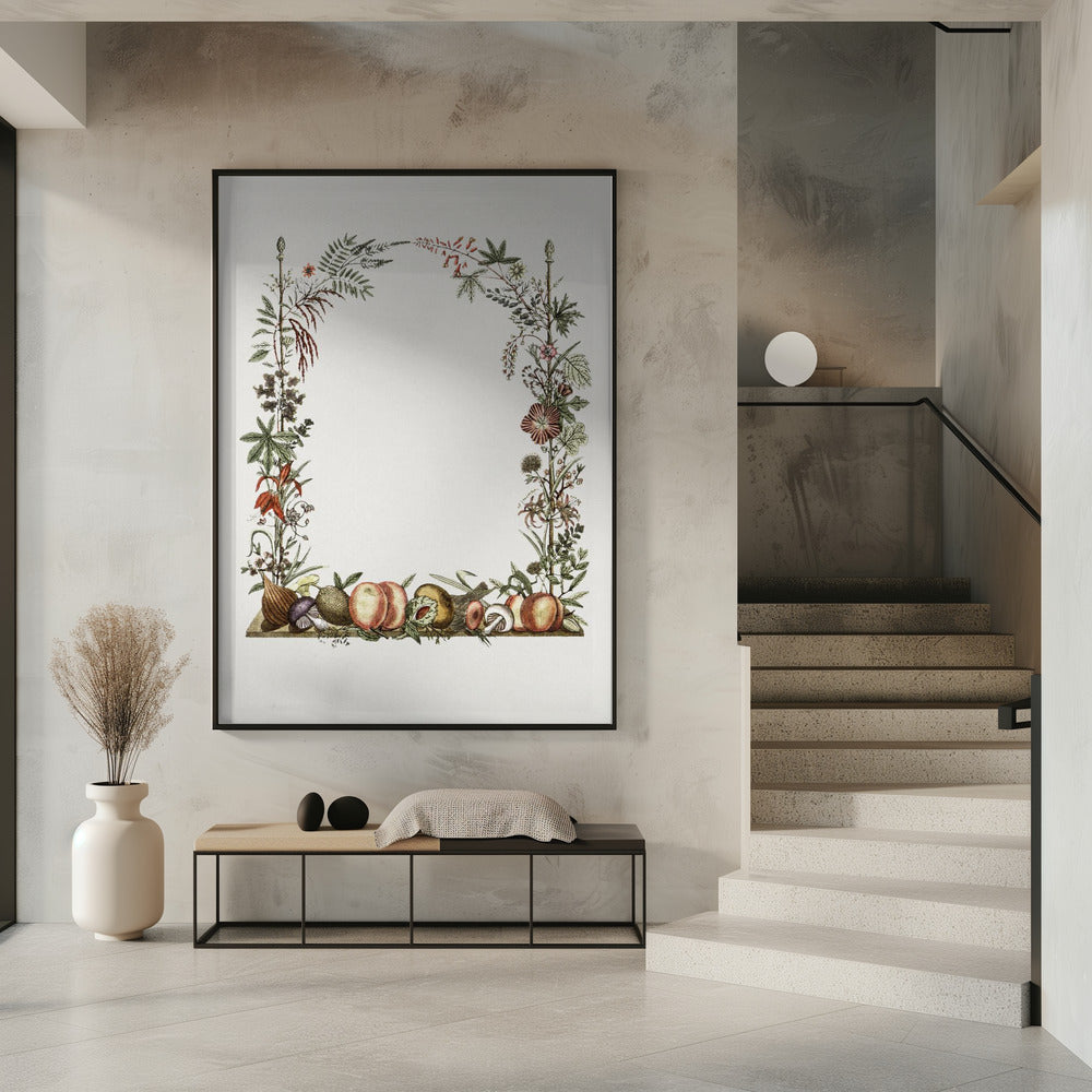 Hand Drawn Botanical Frame | Poster