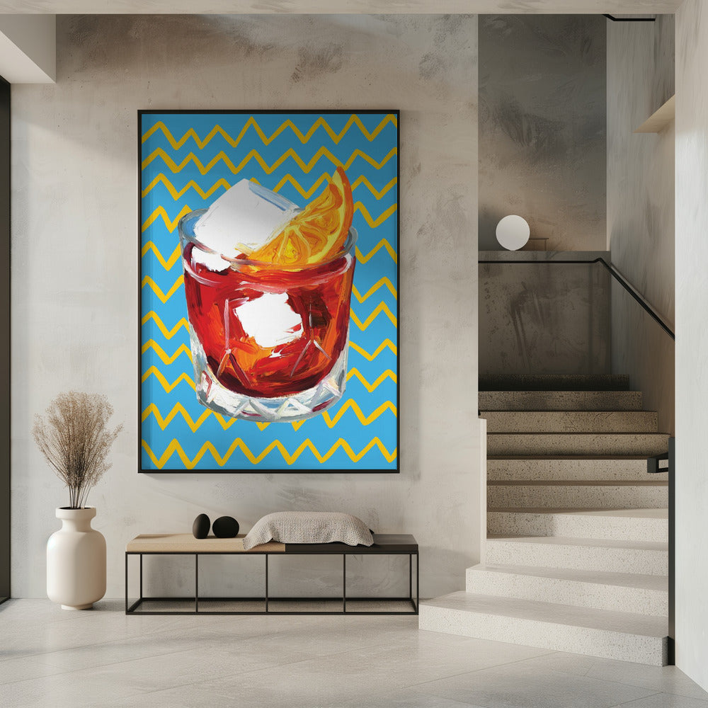 Negroni Blue | Poster