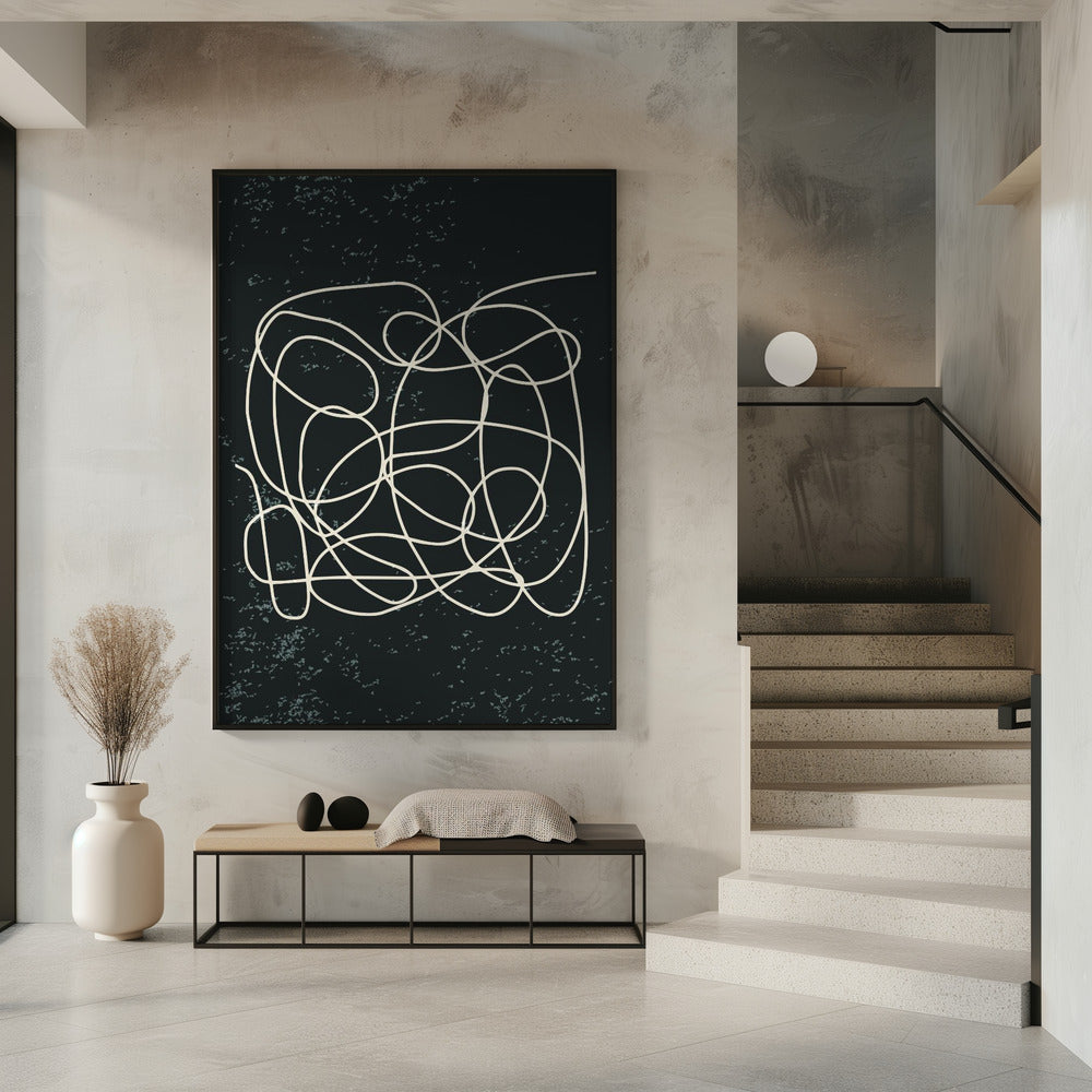 Black and White Lines #1 | Poster