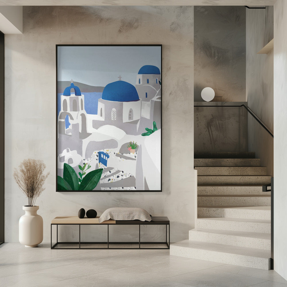 Santorini island | Poster