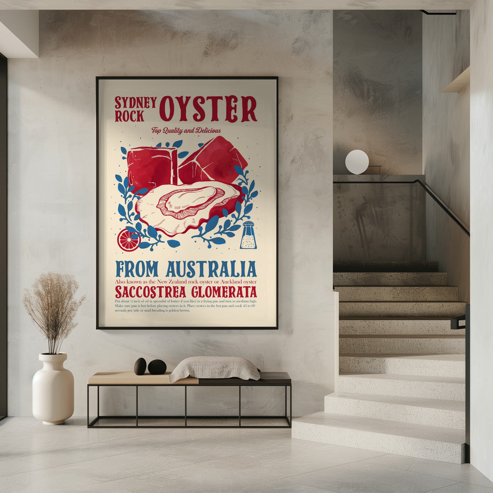 Oyster kitchen decor | Poster