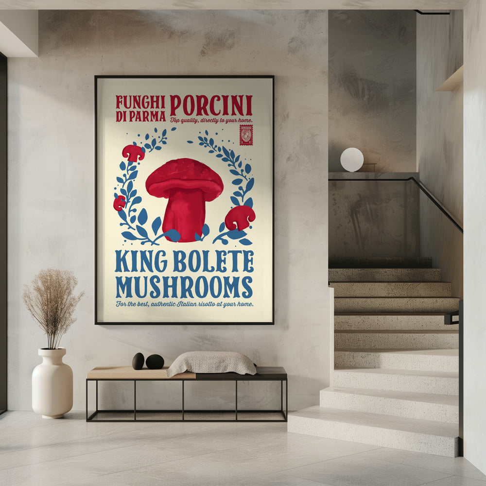 Porcini kitchen print | Poster