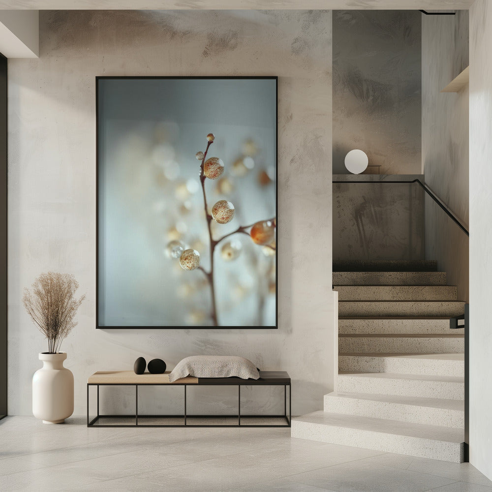 Glowing Dew Drops | Poster