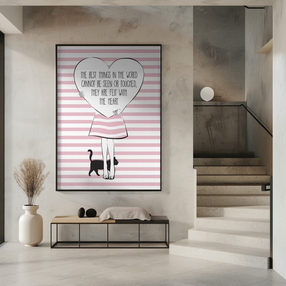 Heartfelt Stripes | Poster