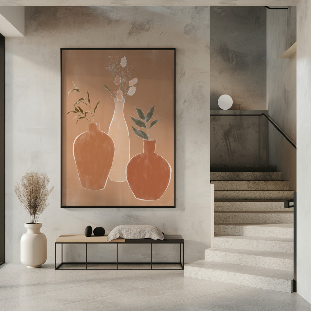 Set of Flower Vases | Poster