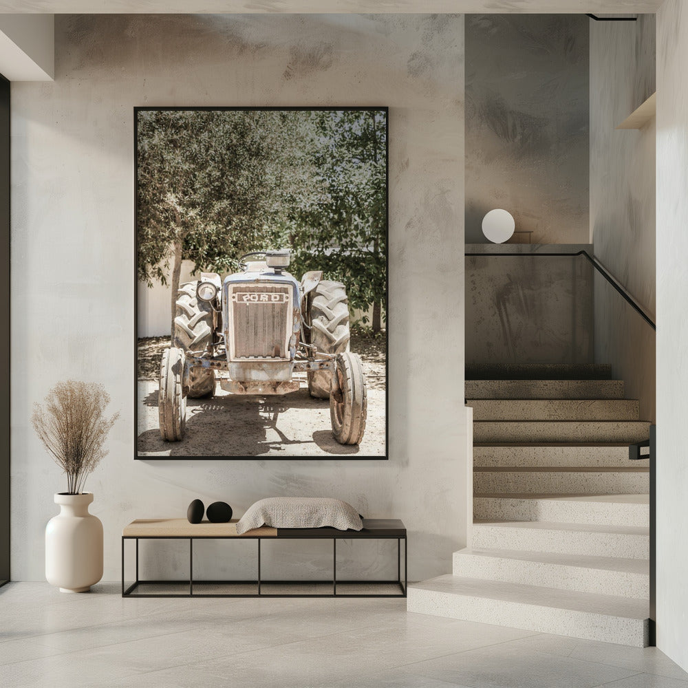 Rugged Tractor Scene | Poster