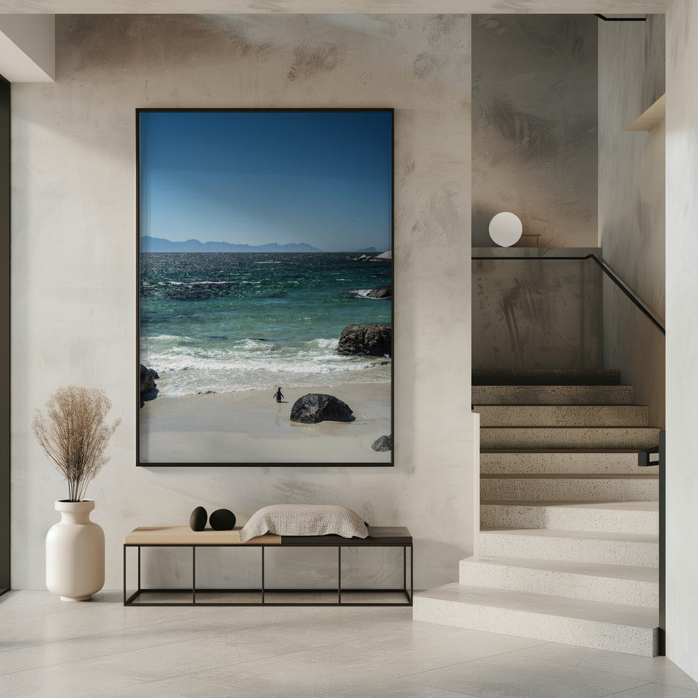 Penguin&#039;s Beach Walk | Poster