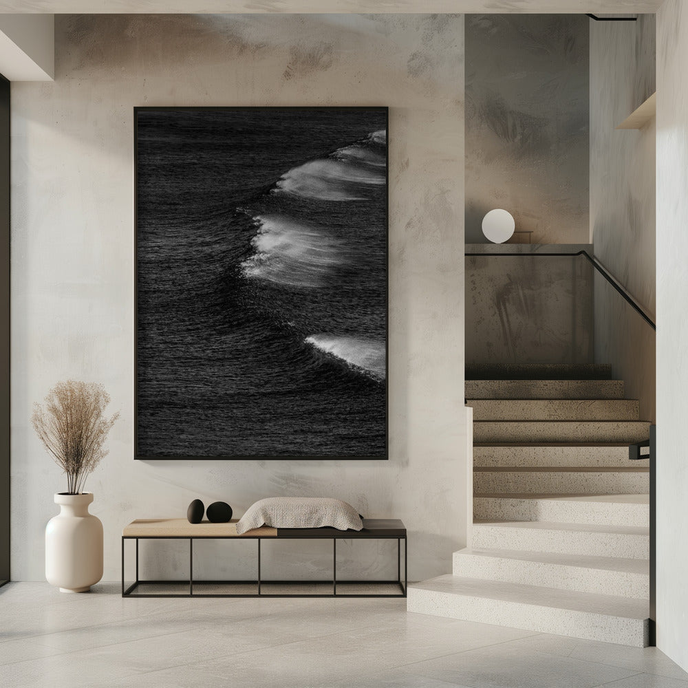 Mesmerizing Motion Of Ocean Waves | Poster