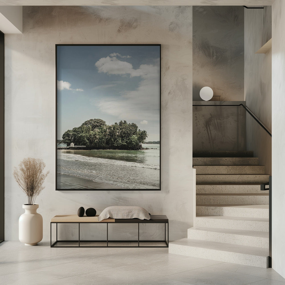 Serene Island landscape | Poster