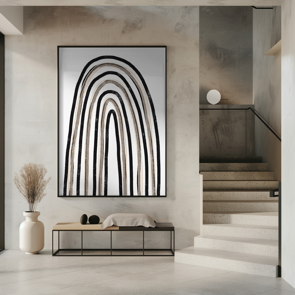 Monochrome Arches | Poster