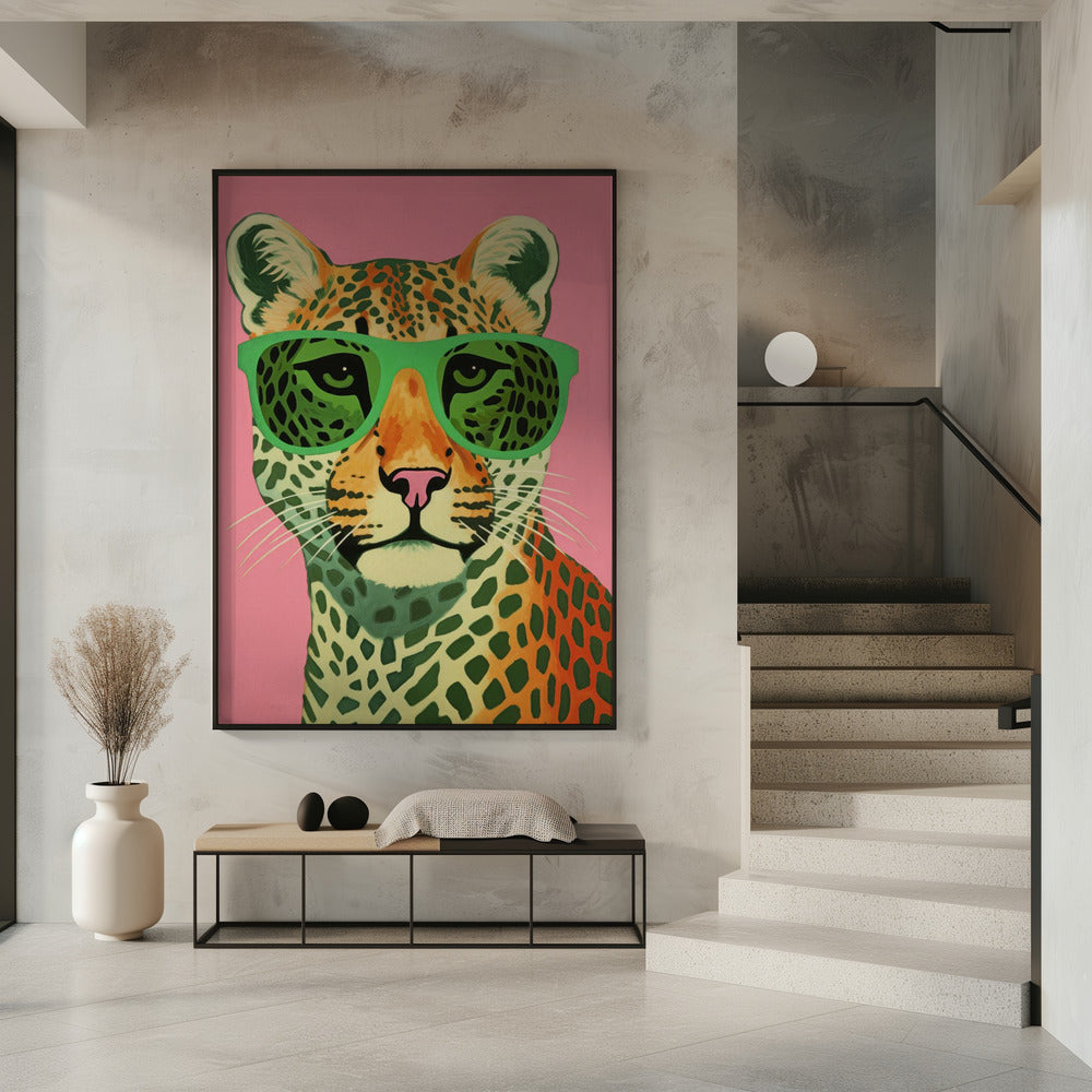 Cool Cat Portrait | Poster