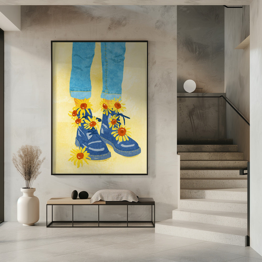 Sunflower Walk | Poster