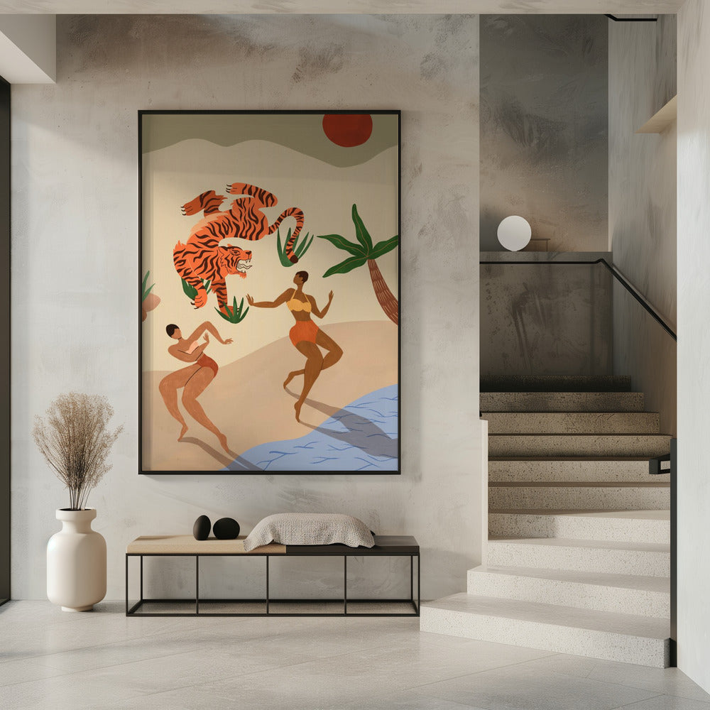 Dancing Tiger | Poster