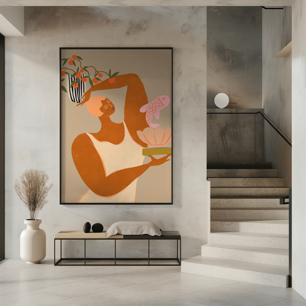 Fish And Oranges | Poster