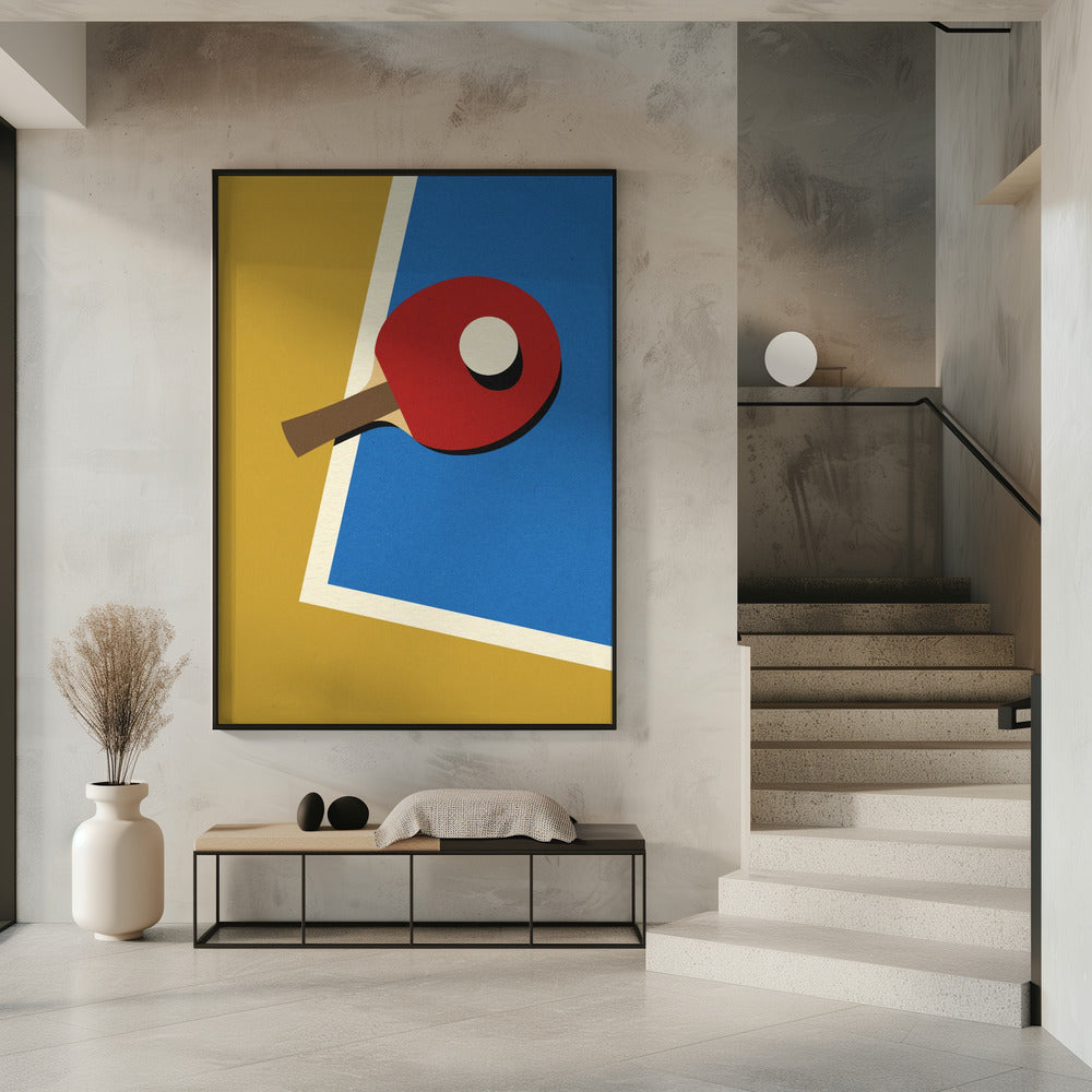 Table Tennis Team Red | Poster