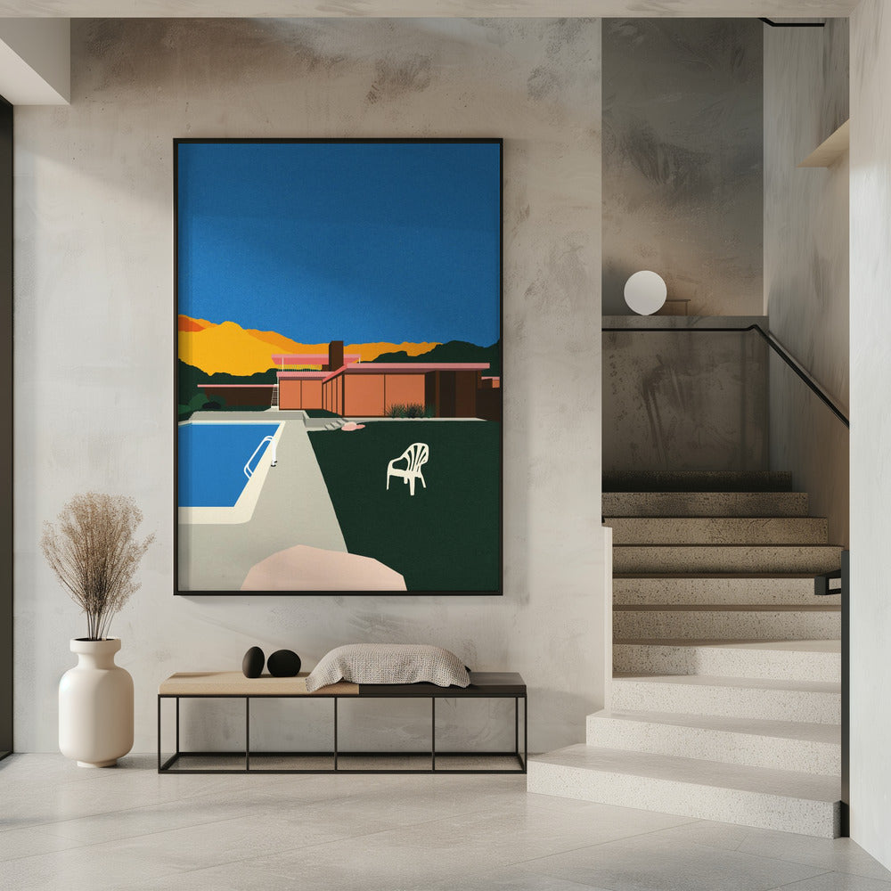 Kaufmann Desert House Poolside | Poster