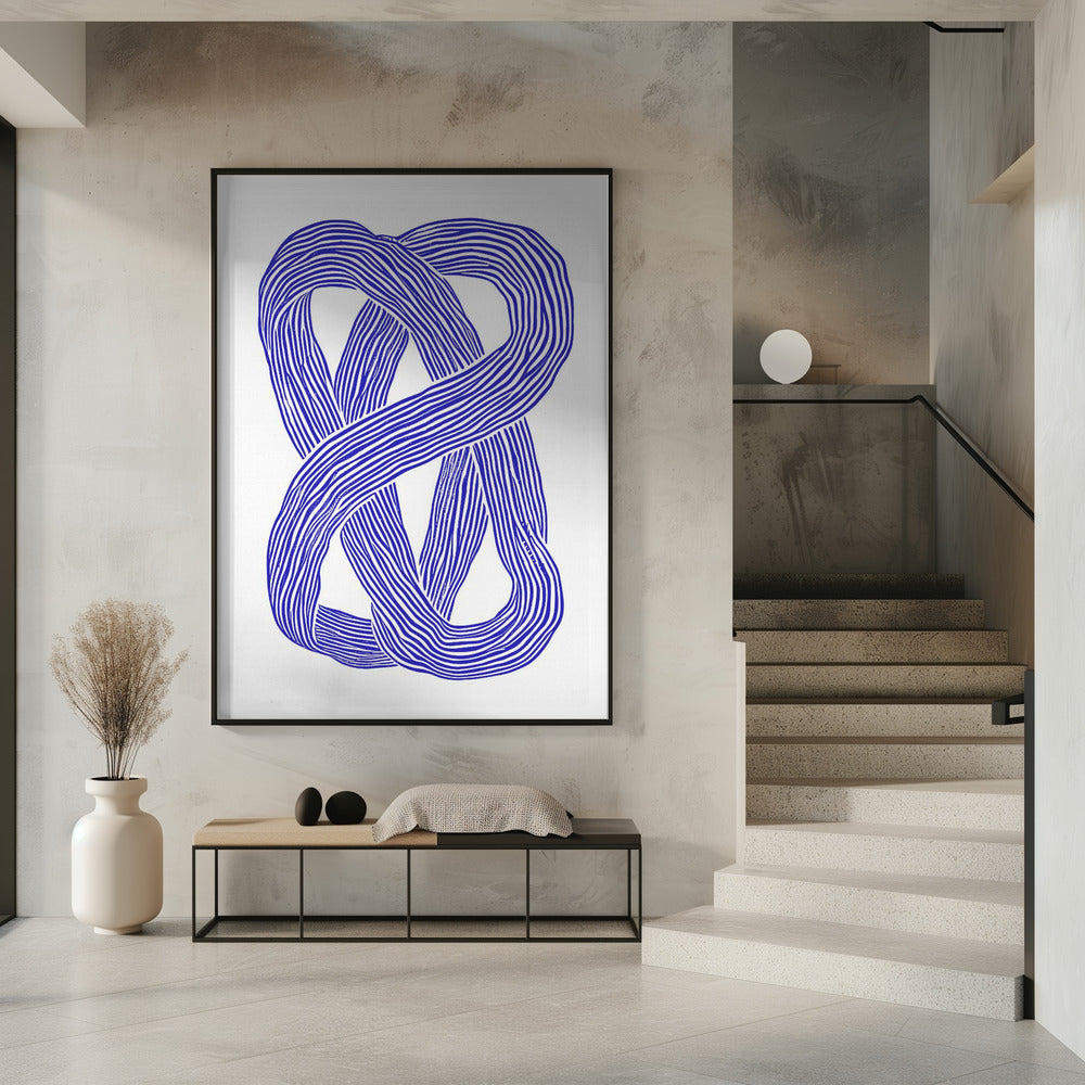 Blue Infinity Loop | Poster